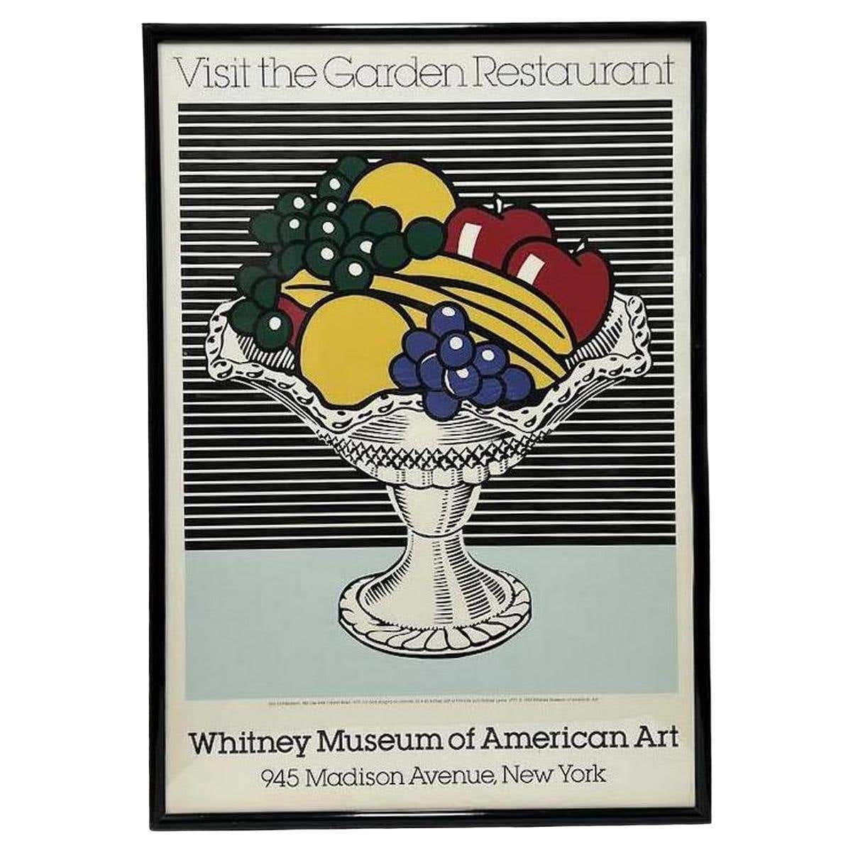 Roy Lichtenstein Pop Art Lithograph - Whitney Museum of American Art in ...