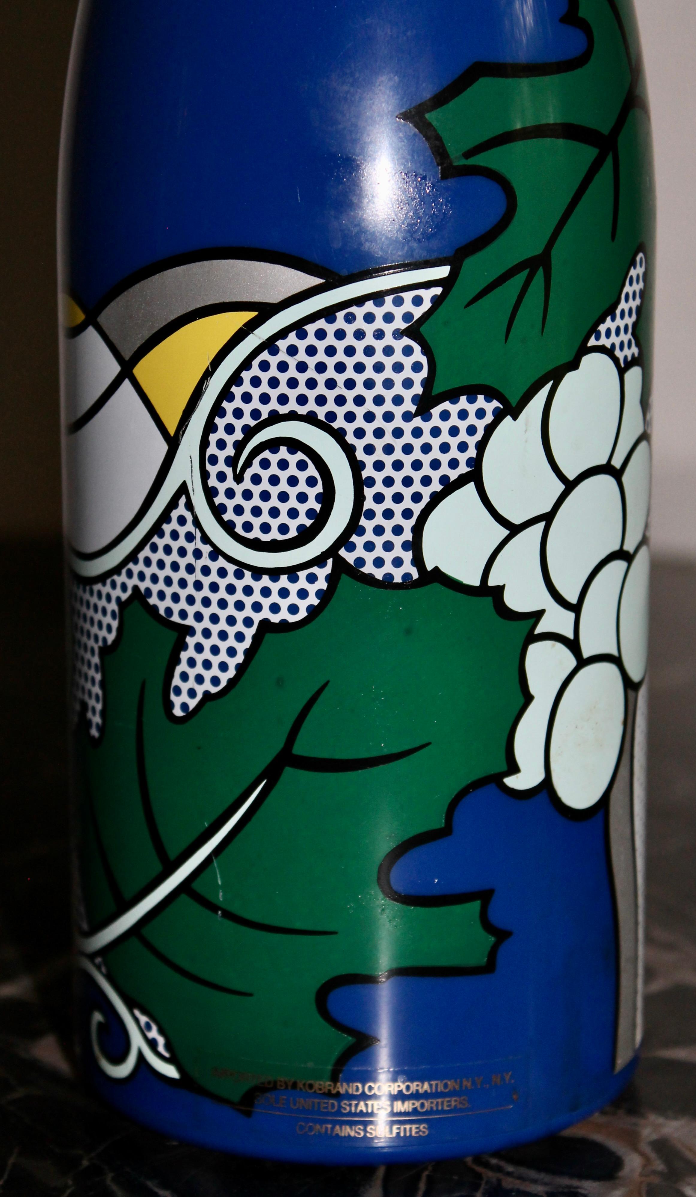 Roy Lichtenstein Pop Art Taittinger Bottle 1985 For Sale 5