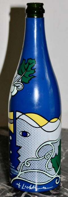 Roy Lichtenstein Pop Art Taittinger-Flasche 1985