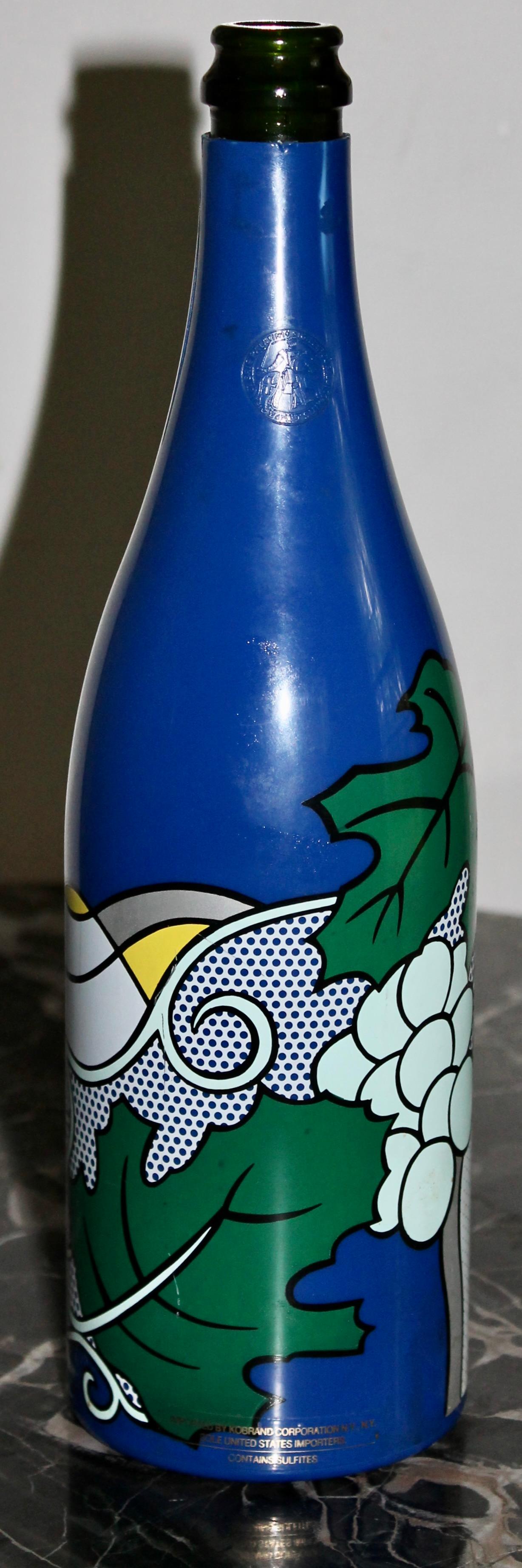 Roy Lichtenstein Pop Art Taittinger Bottle 1985 For Sale 2