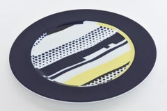 Roy Lichtenstein's Rosenthal Porcelain Plate-#1611/3000-Signed 1990