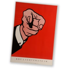 Poster di Roy Lichtenstein stampato nel 1989 da Impronte Edizioni su carta Arches