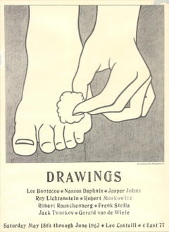 1963 After Roy Lichtenstein 'Foot Medication' Pop Art Offset Lithograph