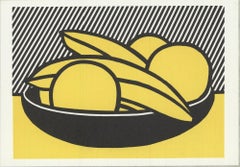 1972 Roy Lichtenstein 'Bananas and Grapefruit' Pop Art Lithograph