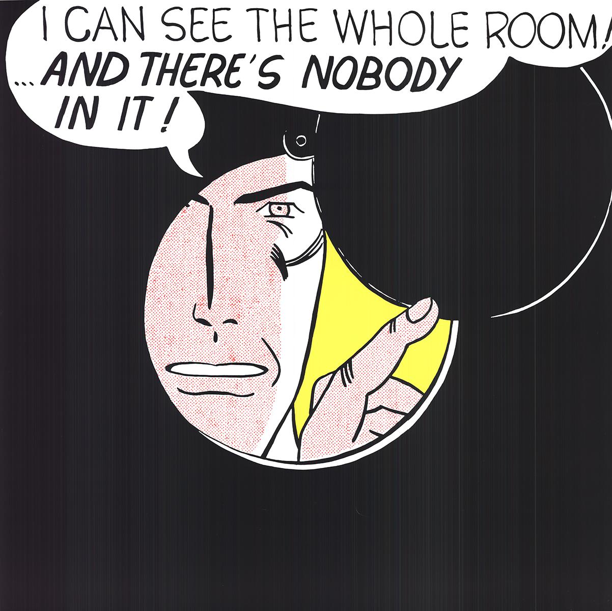 1989 'I Can See The Whole Room' Vintage (Pop-Art), Print, von Roy Lichtenstein