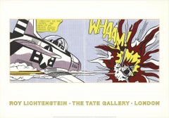 Affiche originale de Roy Lichtenstein « Woom! », 1991