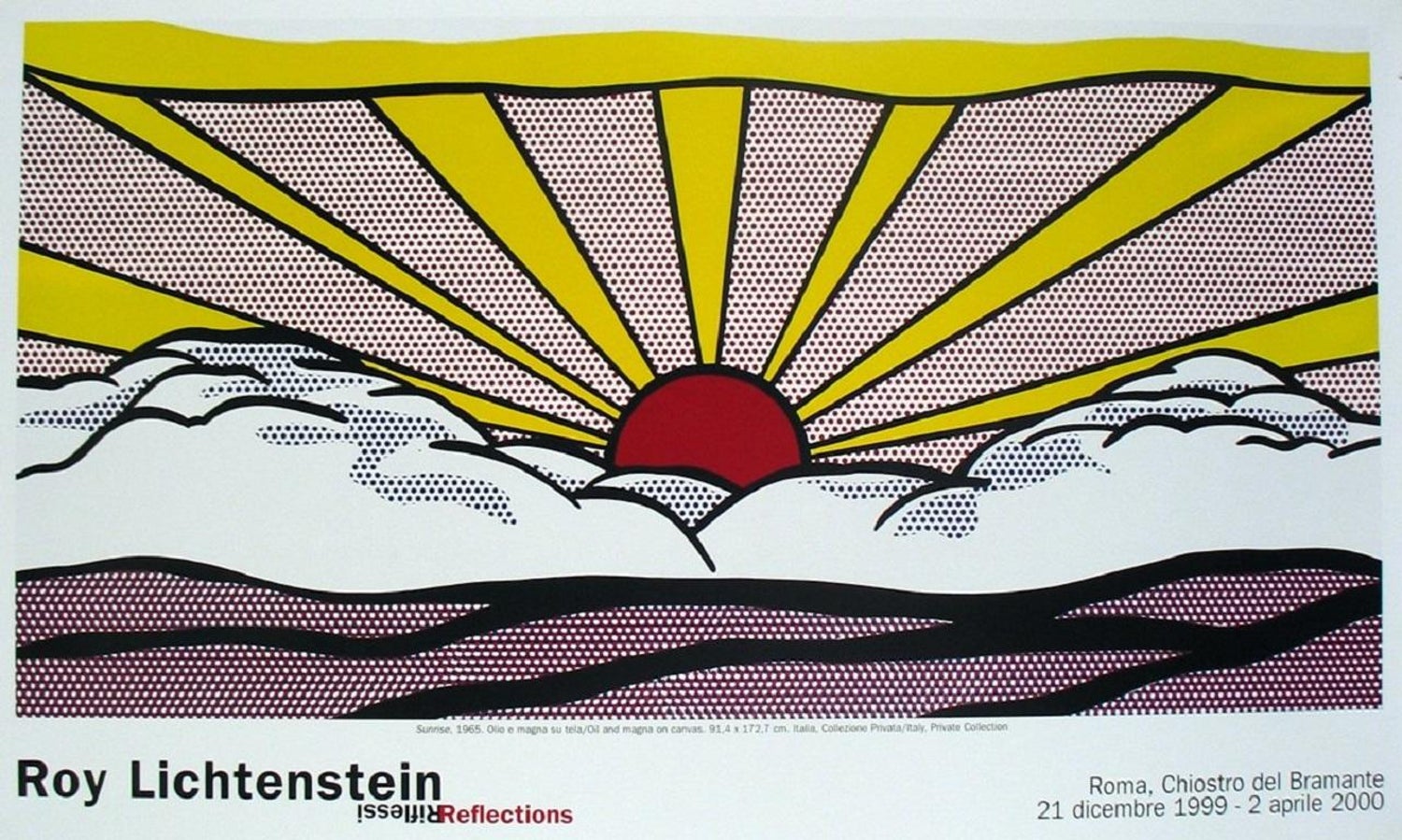 2000 After Roy Lichtenstein 'Sunrise' Pop Art Italy Offset Lithograph at  1stDibs