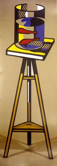 2002 Poster „Goldfischschale auf Tisch“, 2002 