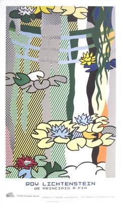 2007 After Roy Lichtenstein 'Water Lilies with Japanese Bridge' Pop Art