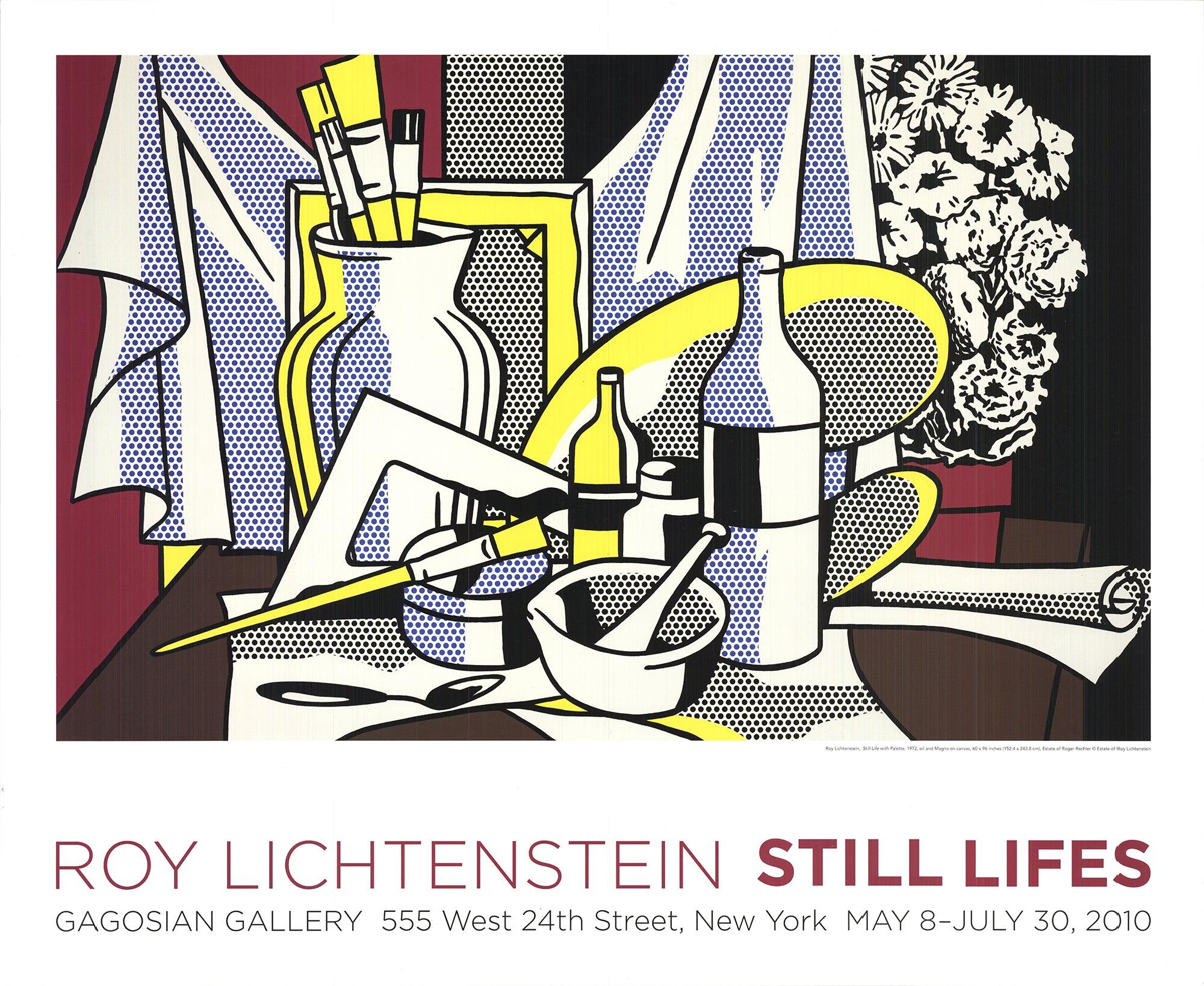 roy lichtenstein still life with palette