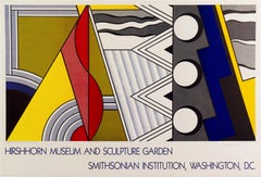 'Abstract', Signed Pop Art Exhibition Poster, Guggenheim, Venice Biennale, Clef