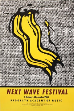 After Roy Lichtenstein - Next Wave Festival - 2002 Offset Lithograph 36" x 24"