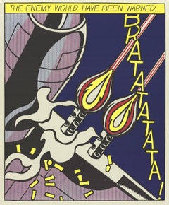 Used After Roy Lichtenstein - The Enemy Would Have Been Warned Panel B