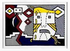 Serigrafia 'Tema indiano americano V', 1980