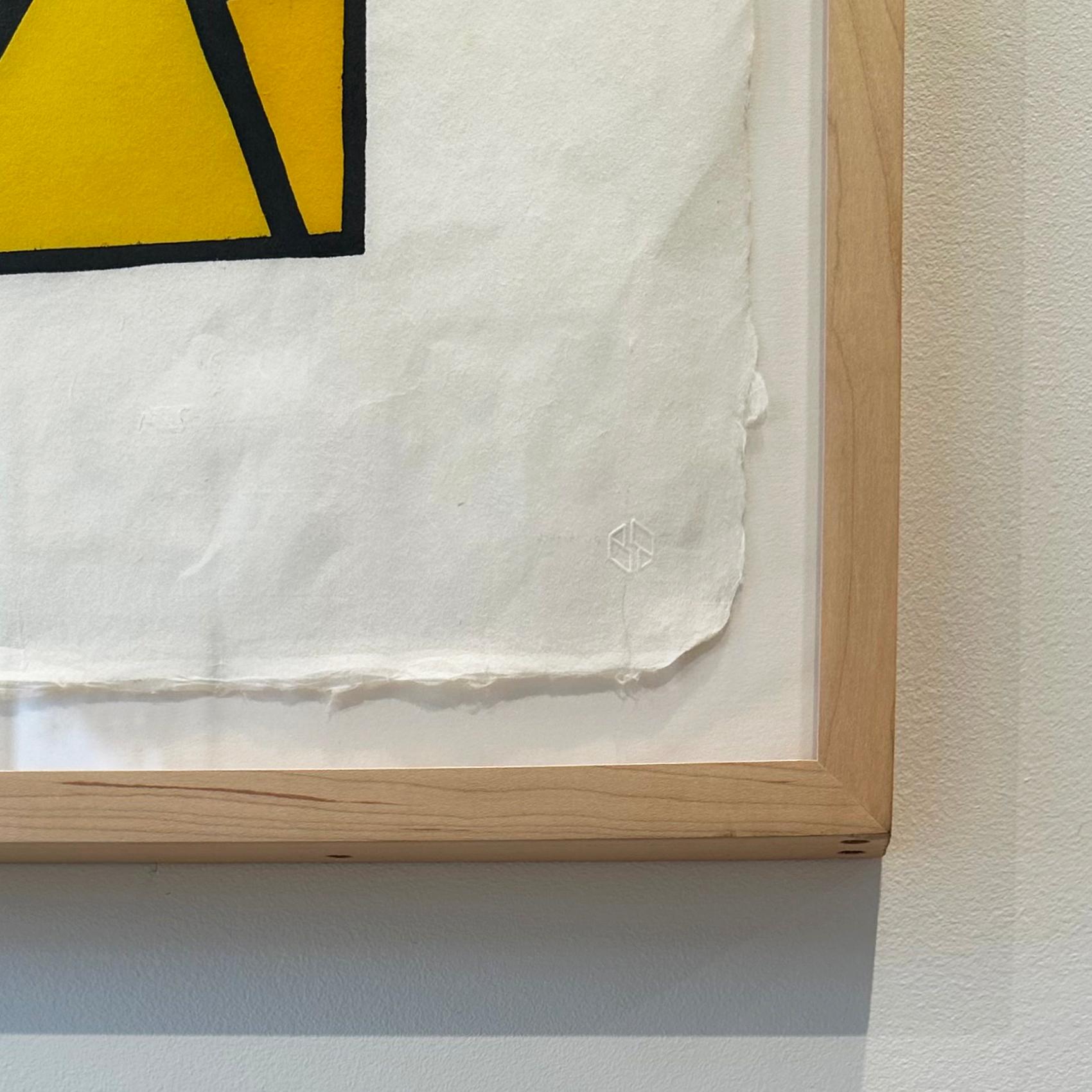 American Indian Theme VI - Yellow Print by Roy Lichtenstein