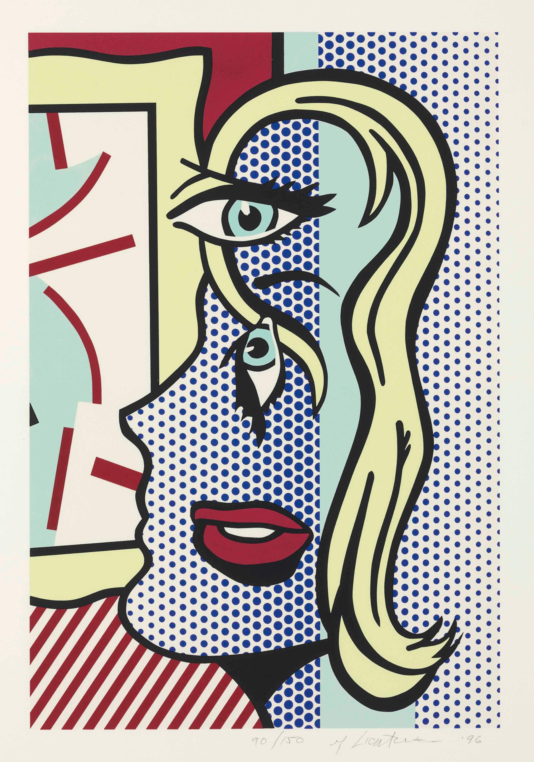 Roy Lichtenstein Abstract Print - Art Critic