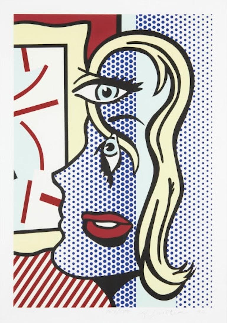 Roy Lichtenstein Abstract Print - Art Critic