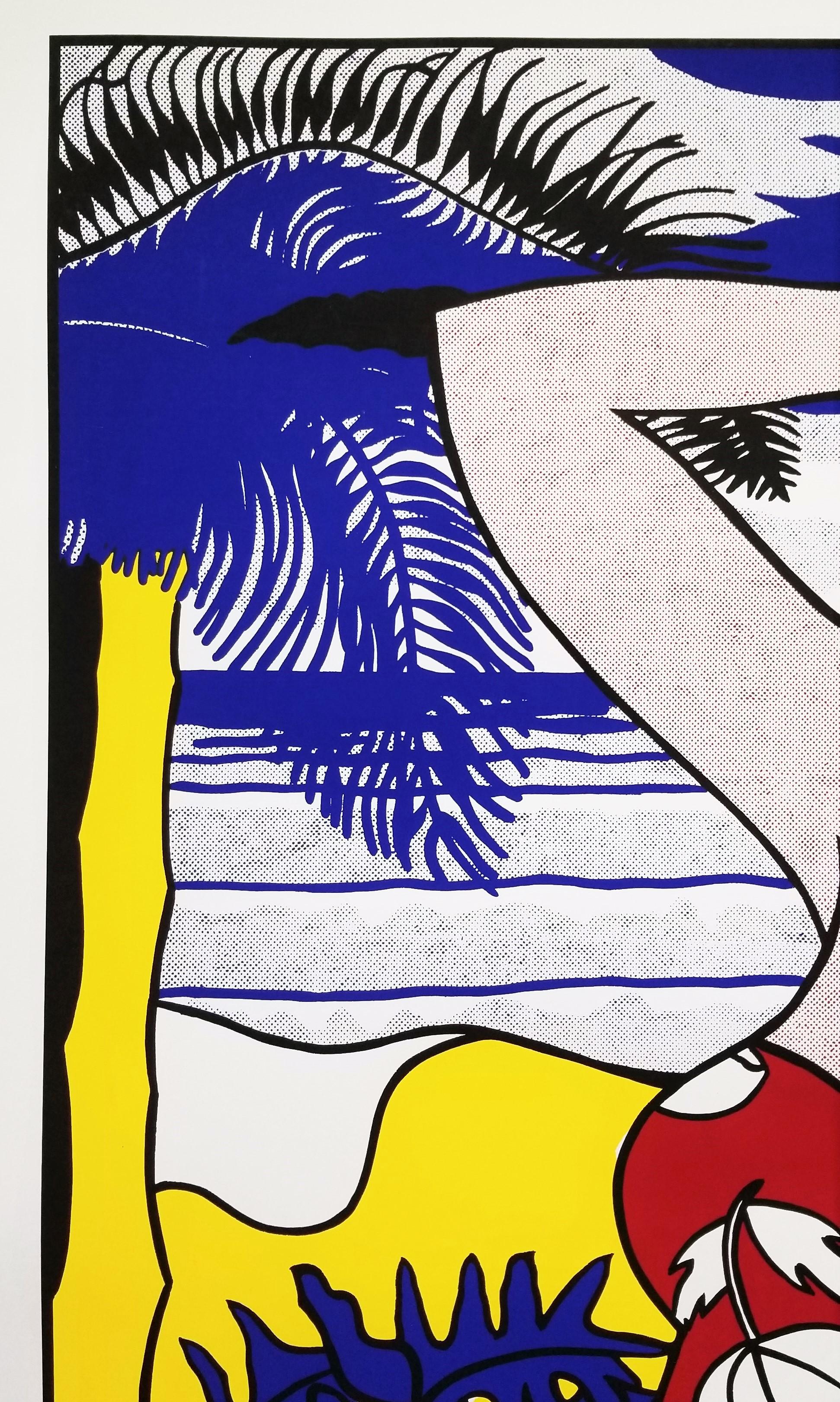 Art of the Sixties (Aloha) Poster (Signed) /// Pop Art Roy Lichtenstein Hawaii 7