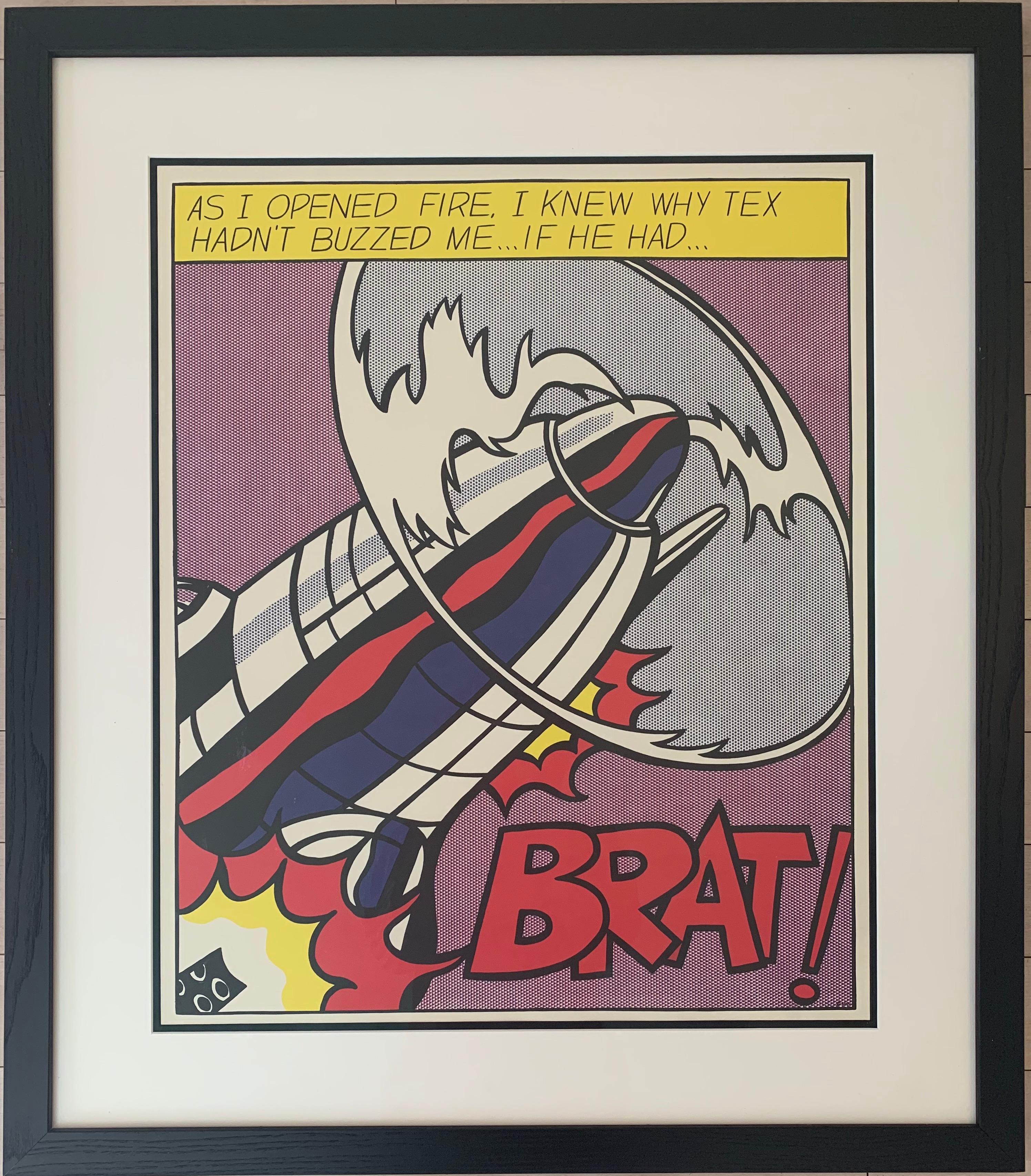 Al Abrir Fuego - Print Arte pop de Roy Lichtenstein
