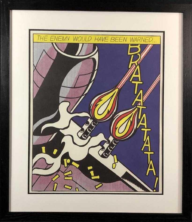 As I Opened Fire - Print by Roy Lichtenstein