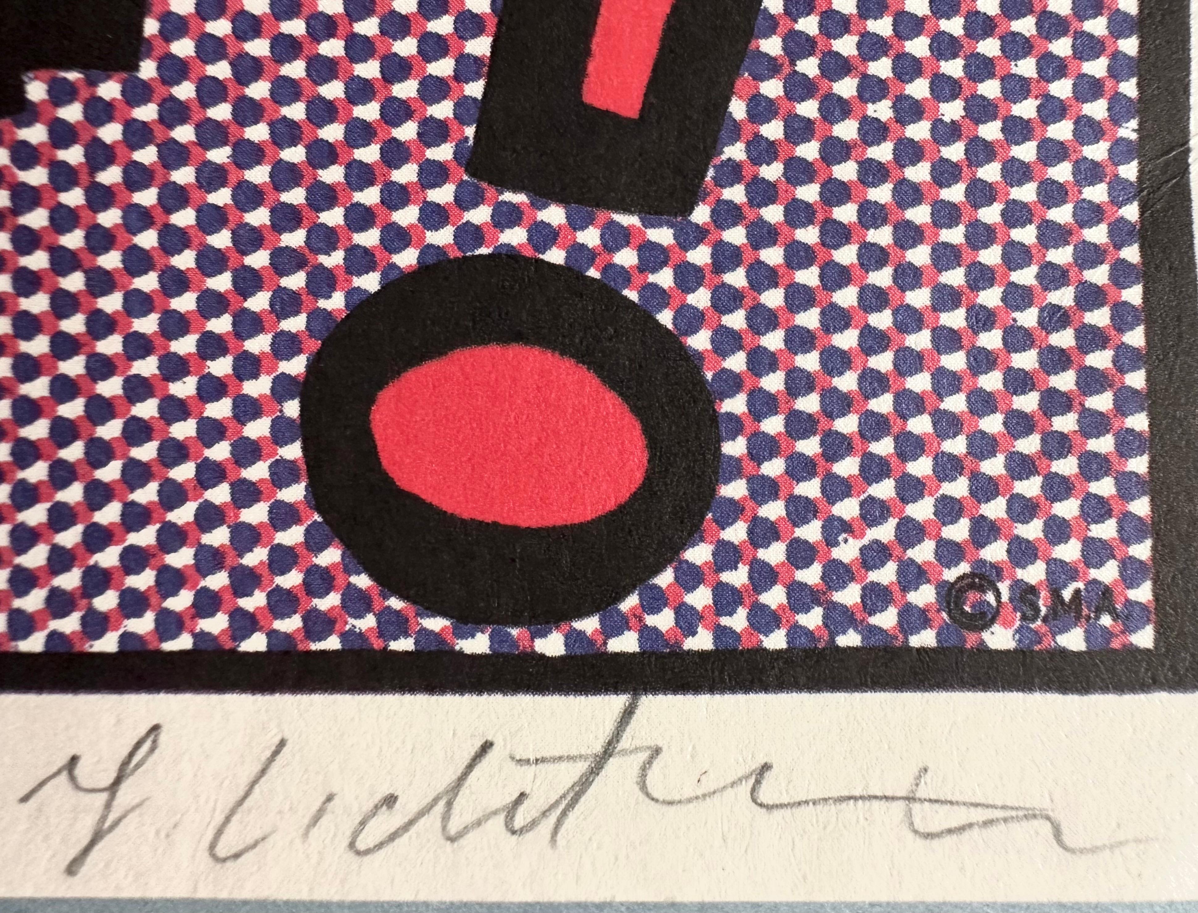 Als ich das Feuer eröffnete (Amerikanische Moderne), Print, von Roy Lichtenstein
