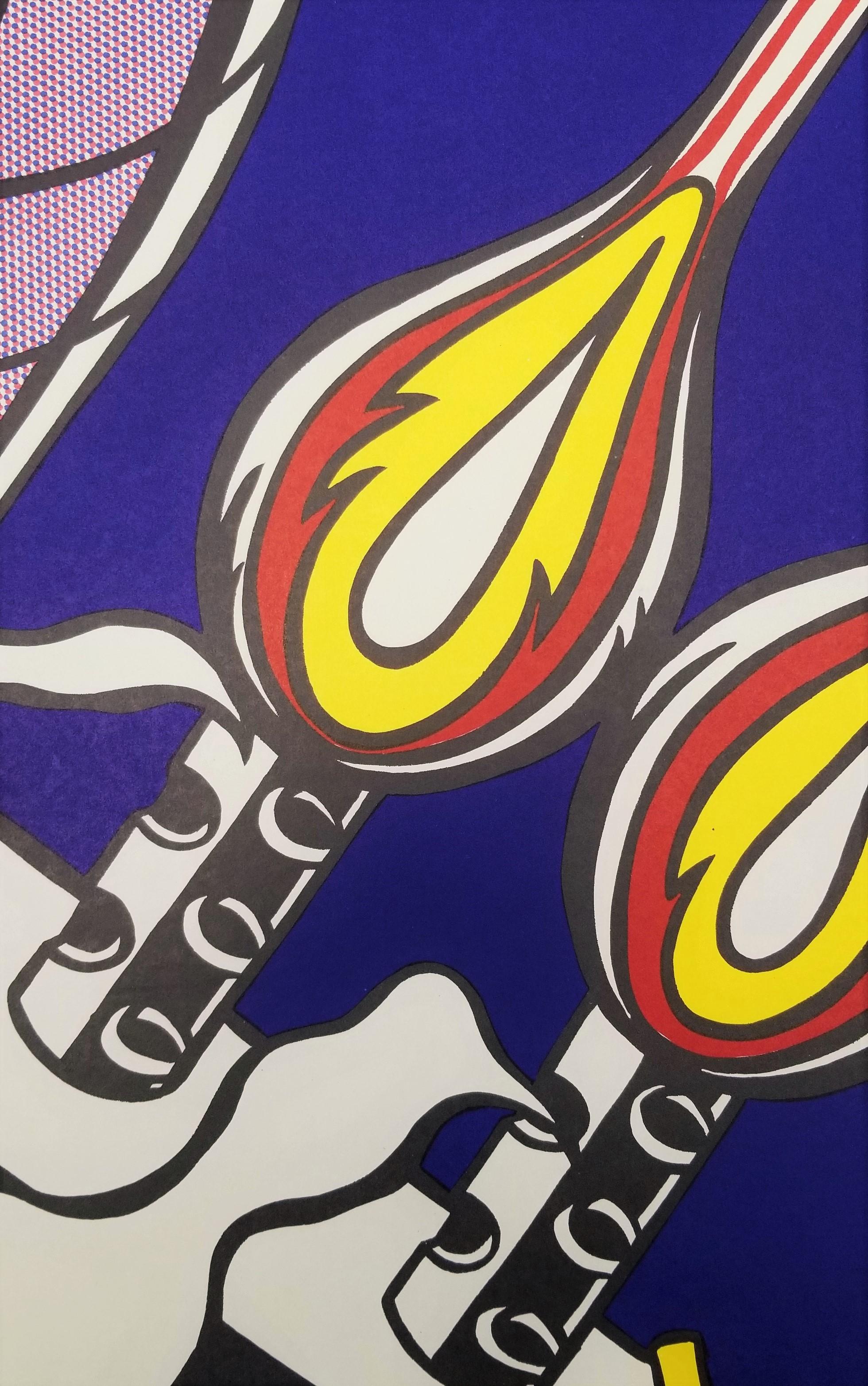 Affiche As I Opened Fire (Triptyque) ( Première édition) /// Pop Art Roy Lichtenstein  en vente 9