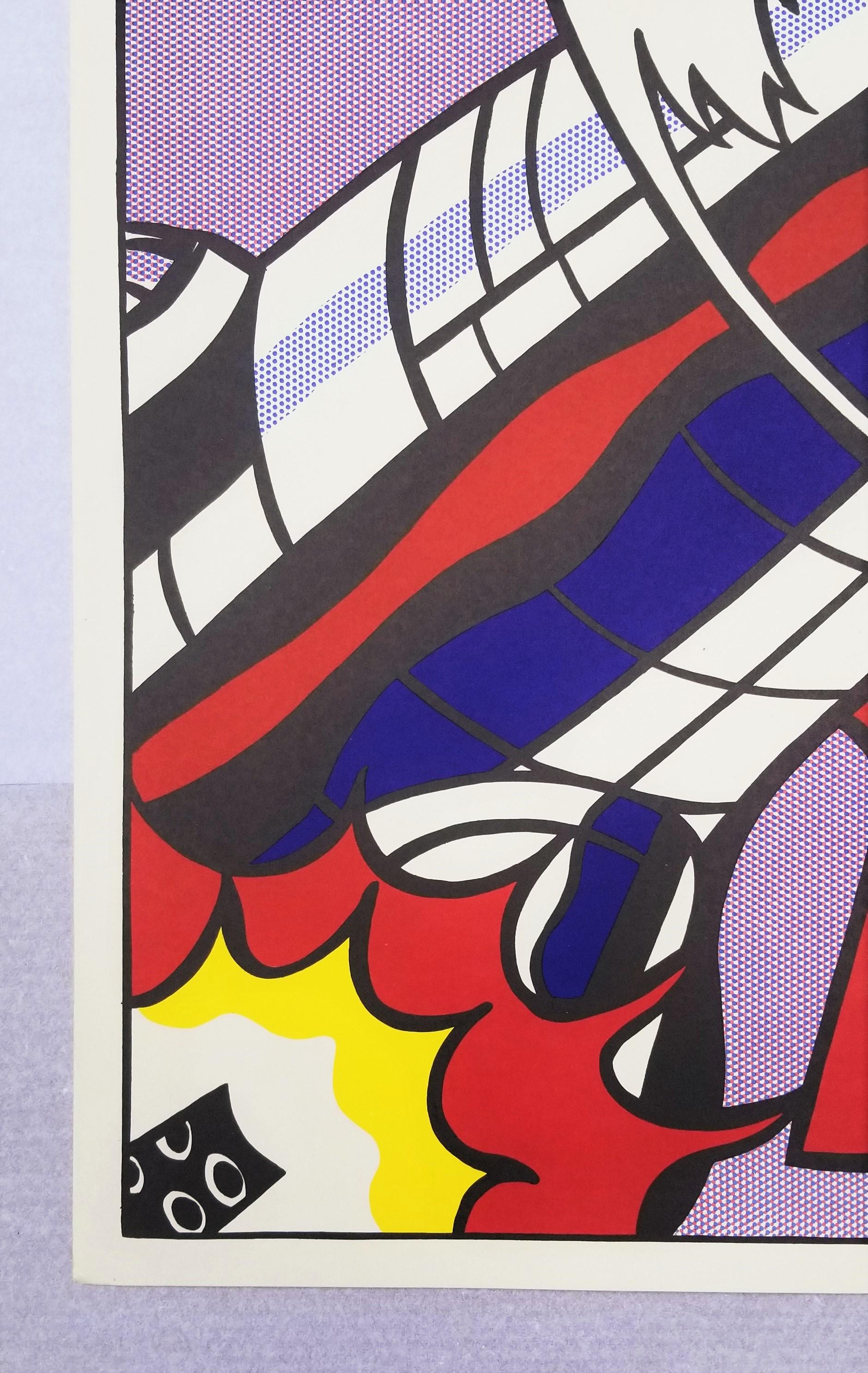 As I Opened Fire Poster (Triptychon) (Erstausgabe) /// Pop Art Roy Lichtenstein  im Angebot 2
