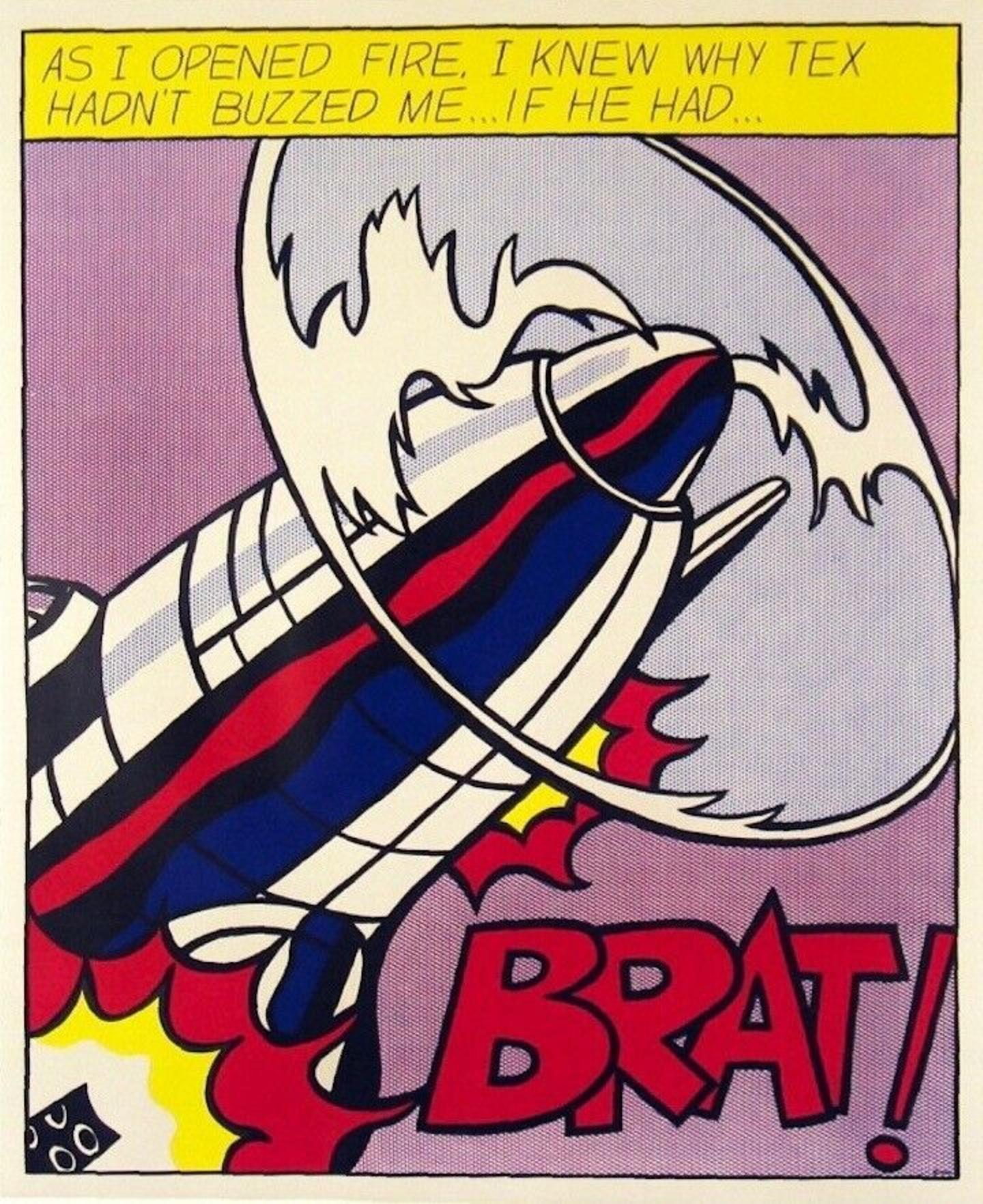 As I Opened Fire, Roy Lichtenstein For Sale 1
