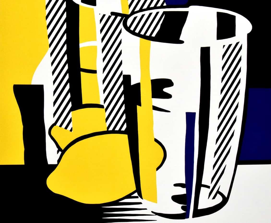 Roy Lichtenstein Before the Mirror, extrait de Mirror of the Mind, 1975, résume de manière poignante la capacité de l'artiste à s'engager dans des symboles référentiels de la culture pop tout en entremêlant des pratiques historiques de l'art pour