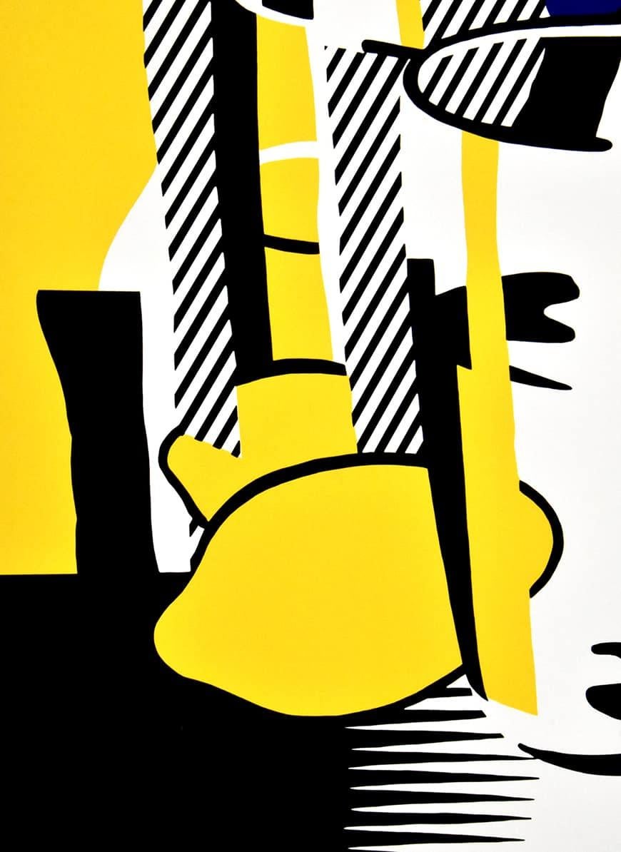 Roy Lichtenstein Before the Mirror, from Mirror of the Mind, 1975 poignantly encapsulates the artists ability to engage with referential pop-culture symbols while interweaving art historical practices to develop a unique style that captures the