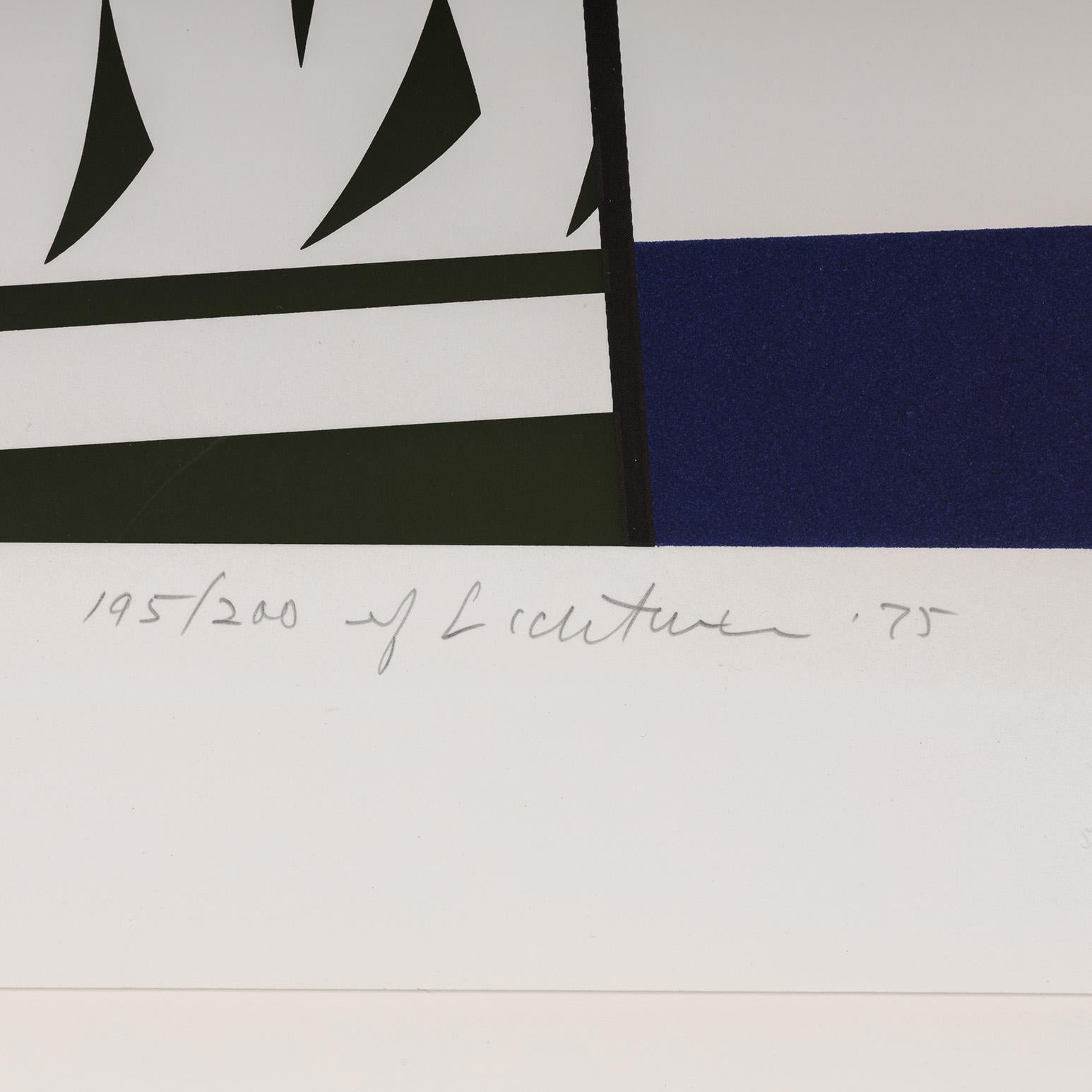 Roy Lichtenstein (1923-1997) was one of the most successful and influential artists of the 20th century, helping pioneer and define Pop Art in the 1960's.

Lichtenstein's signature style mined images from comic books and advertisements, elevating