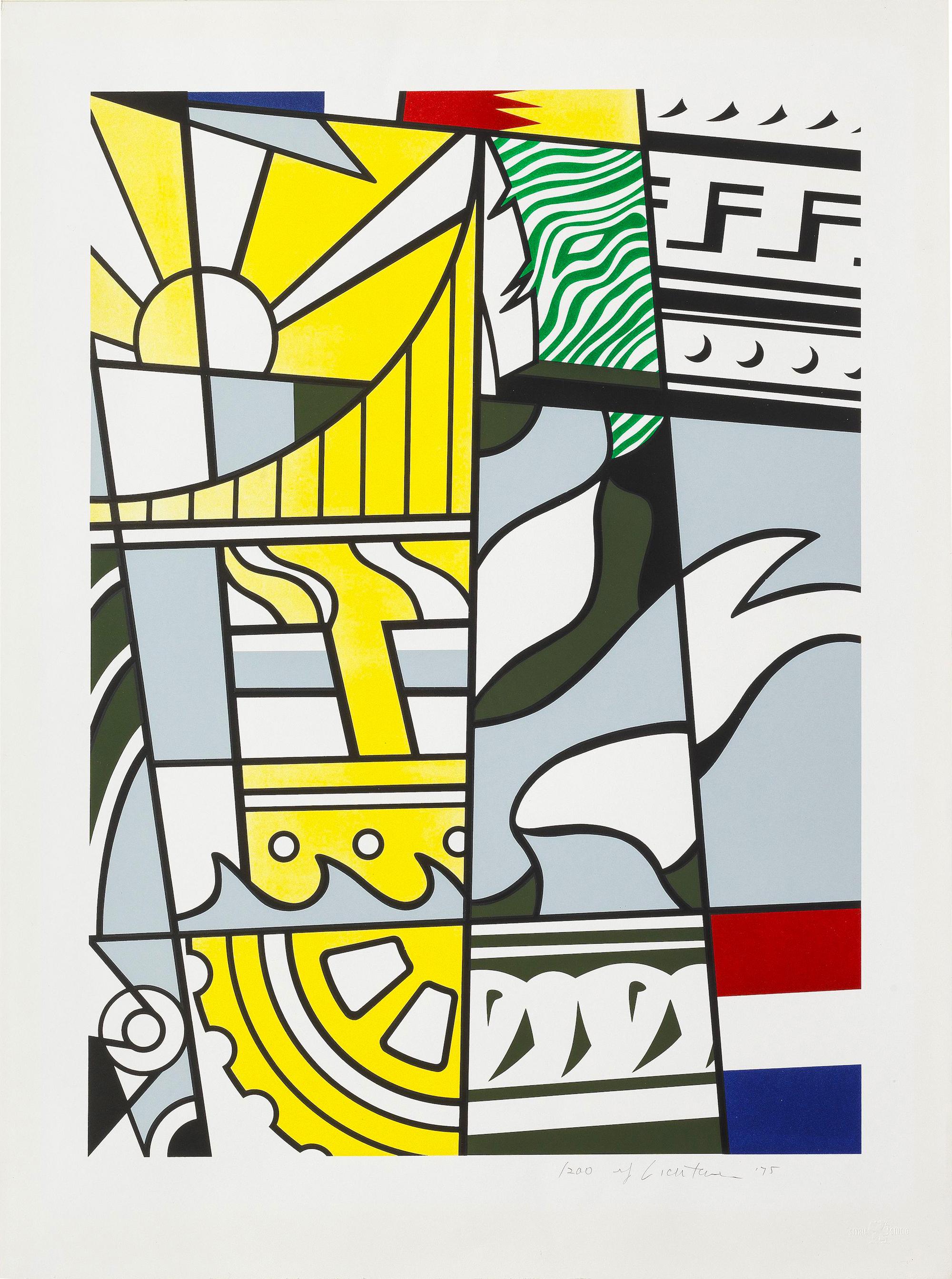 Bicentennial Pop Art Screen Print, 1970s, Excellent Condition