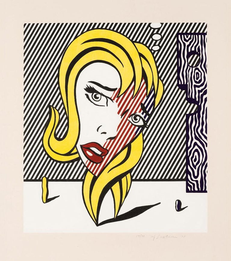<i></noscript>Blonde</i>, 1978, by Roy Lichtenstein, offered by Gallery Art