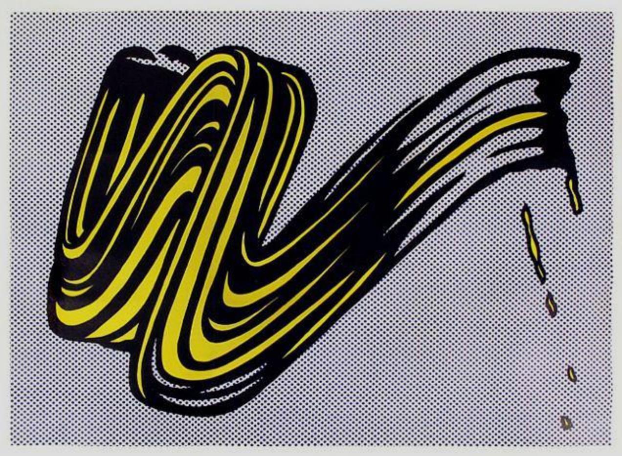 Roy Lichtenstein Still-Life Print - Brushstroke