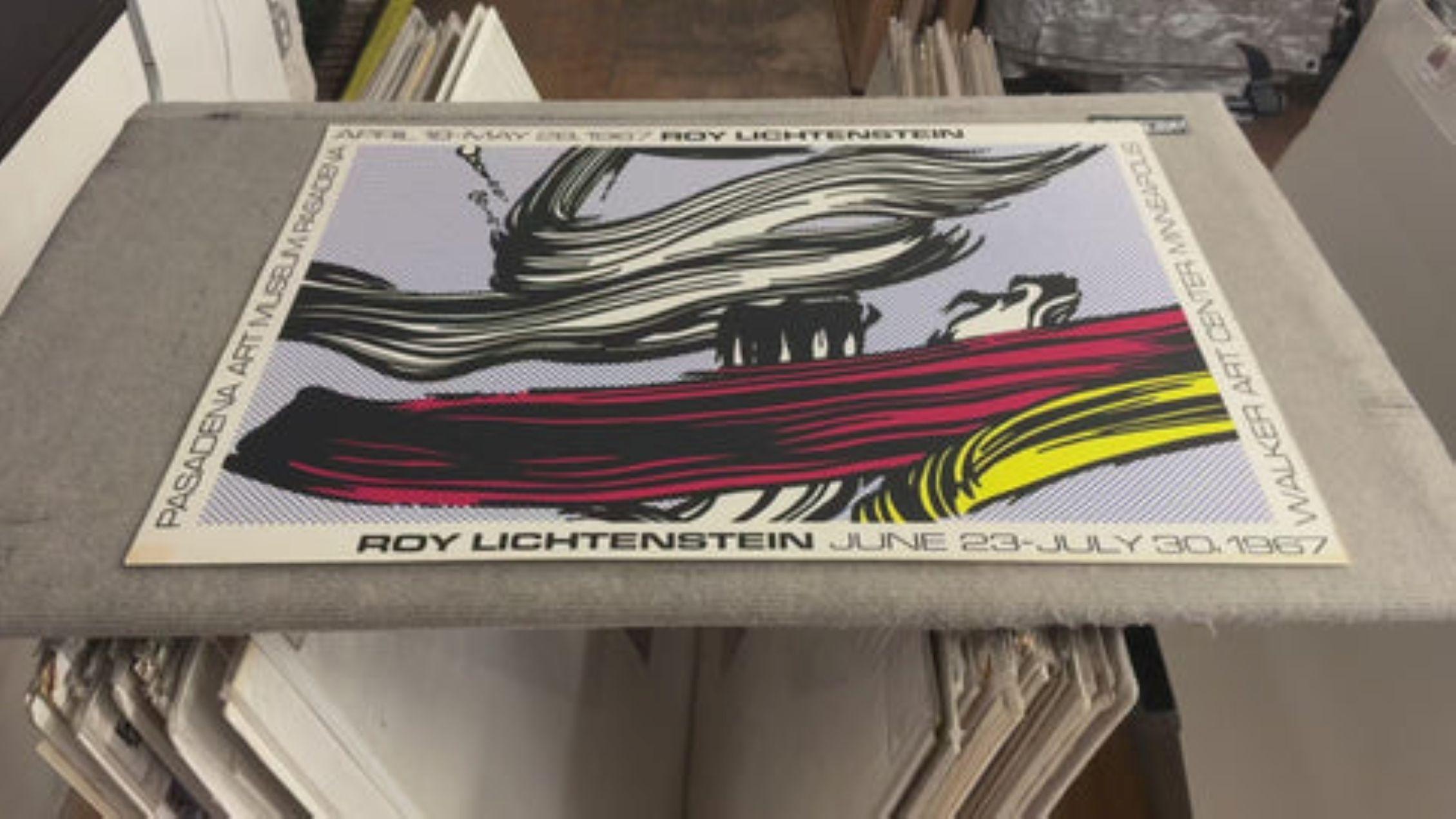 Brushstrokes At Pasadena Art Museum By Roy Lichtenstein For Sale 2
