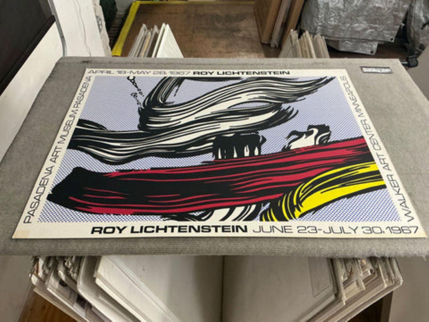 Brushstrokes At Pasadena Art Museum By Roy Lichtenstein For Sale 3