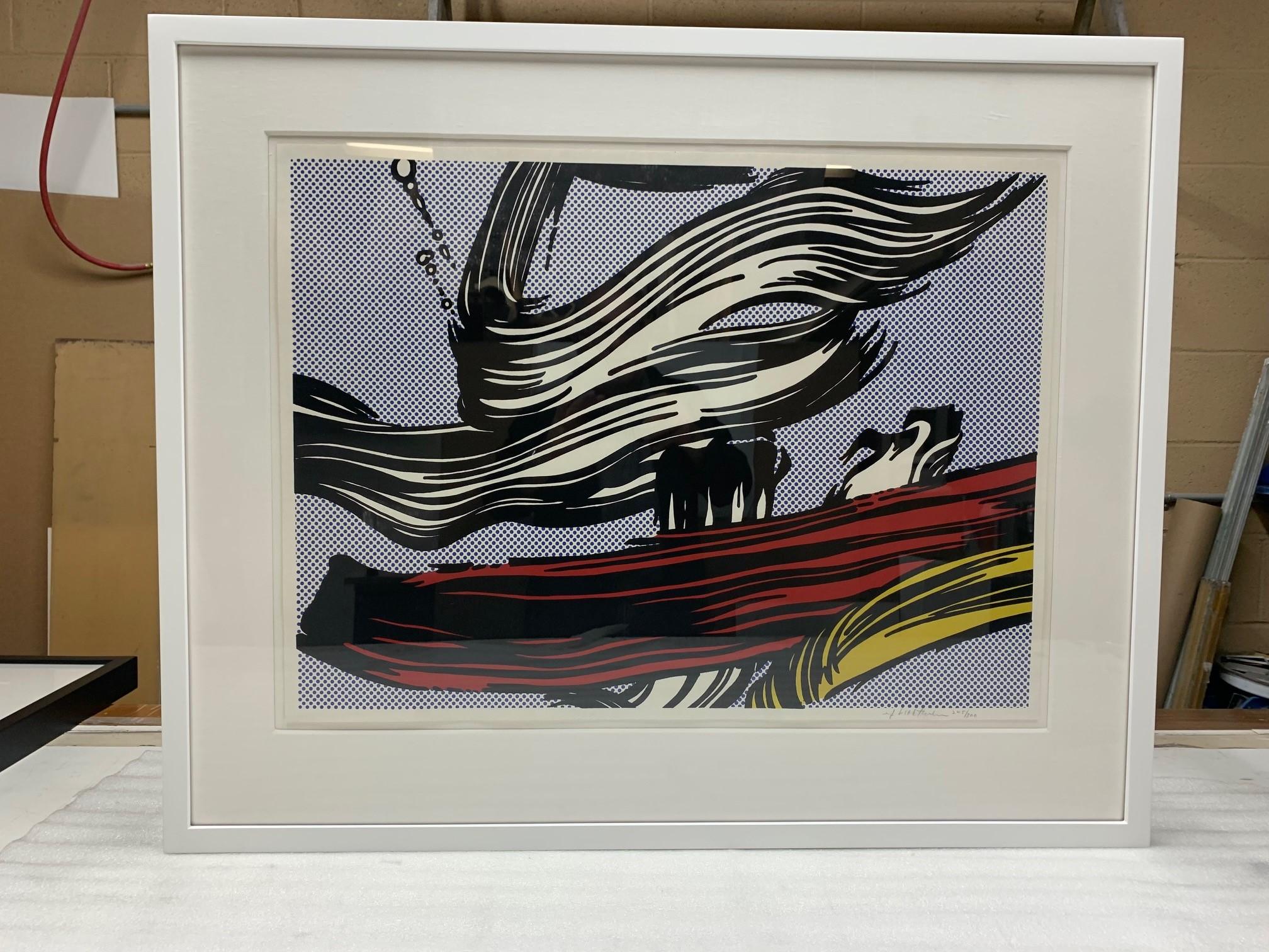 Brushstrokes - Print by Roy Lichtenstein