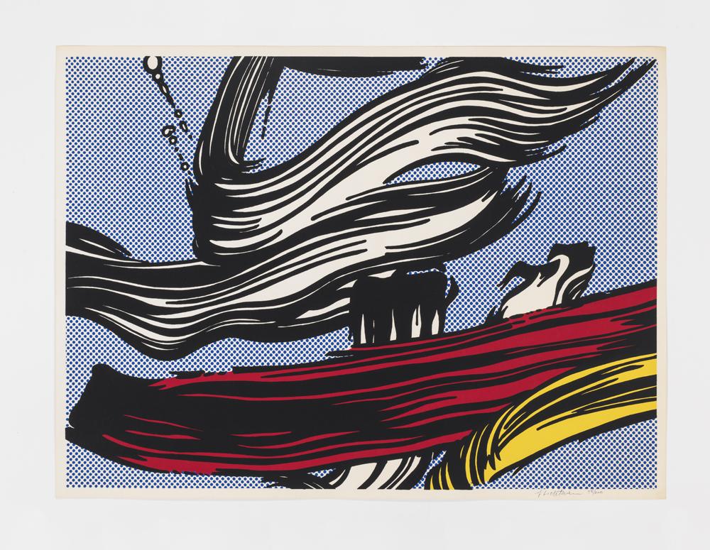 Roy Lichtenstein Abstract Print - Brushstrokes