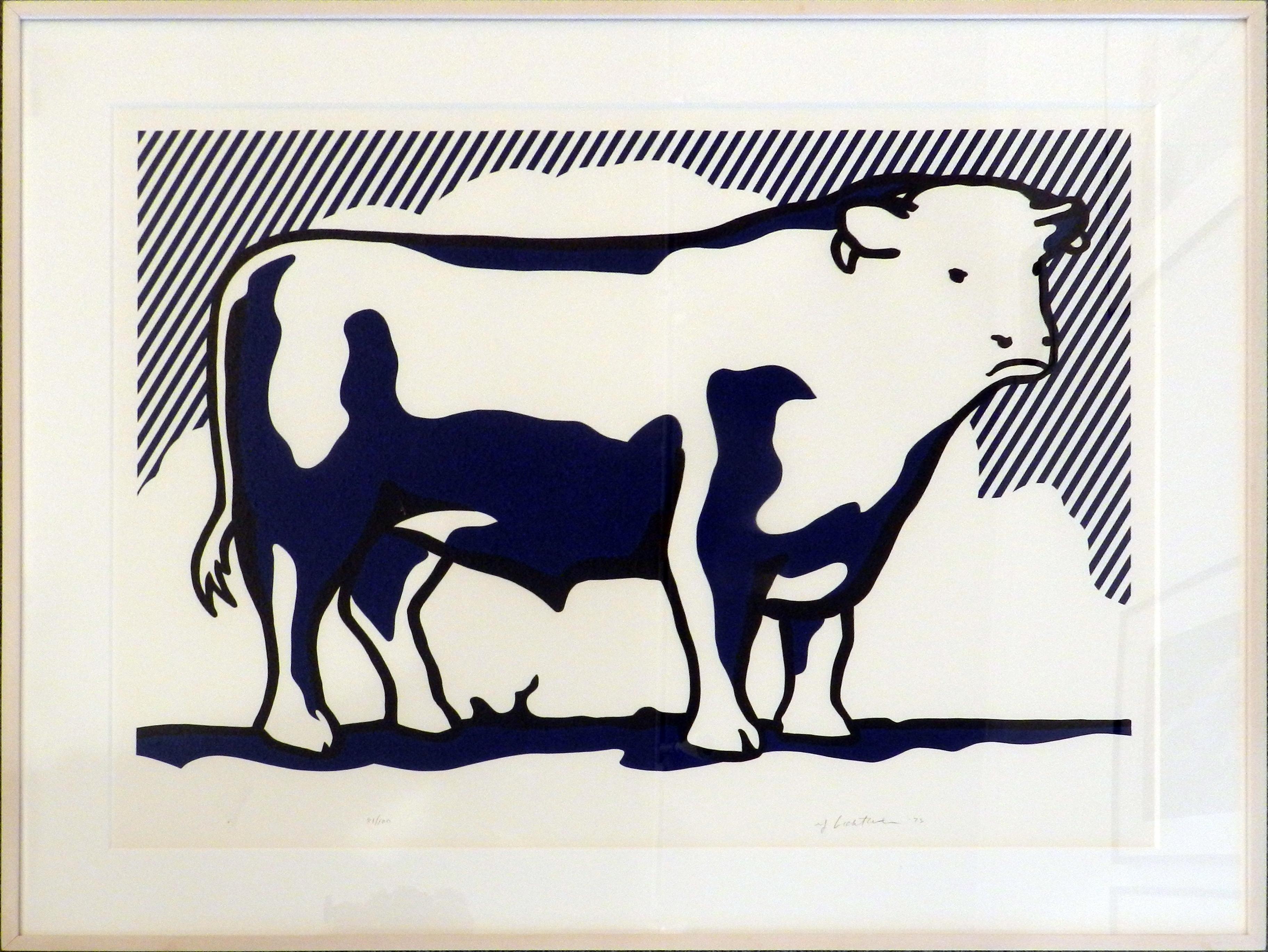 Bull Profile Series - Print by Roy Lichtenstein