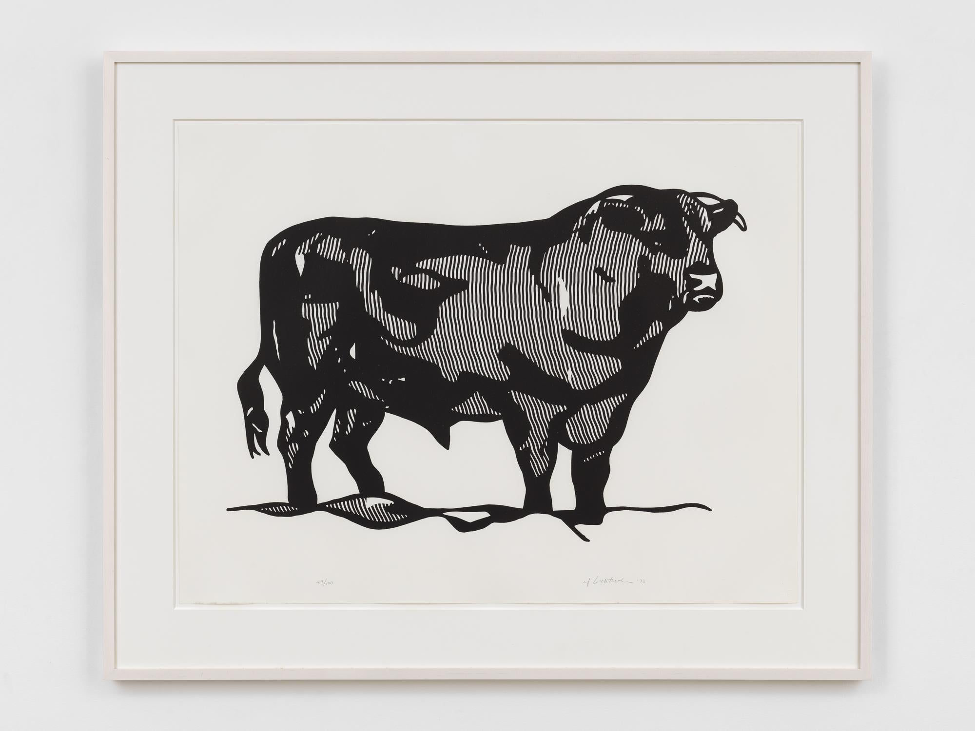 roy lichtenstein bull series