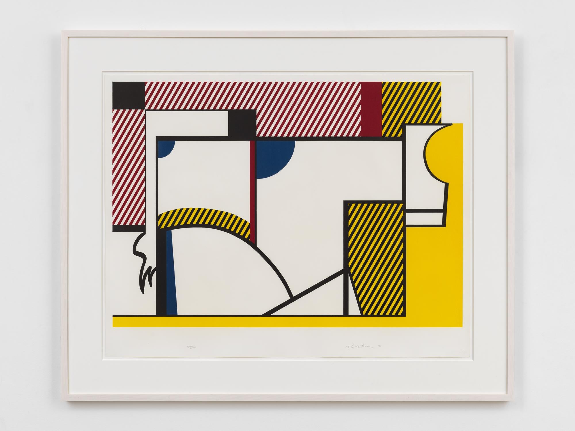 Bull Profile Series - Pop Art Print by Roy Lichtenstein