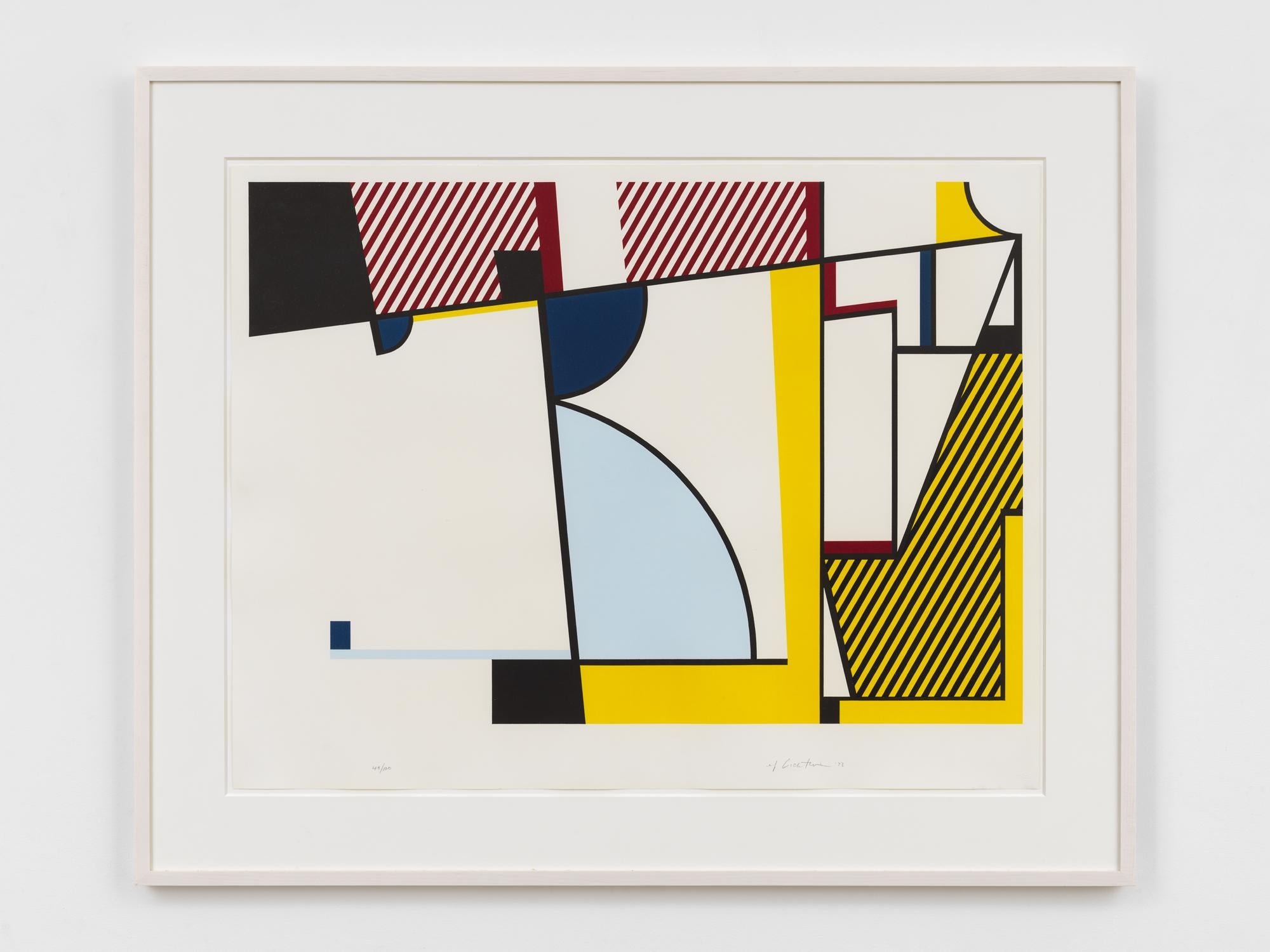Bull Profile Series - Beige Animal Print by Roy Lichtenstein