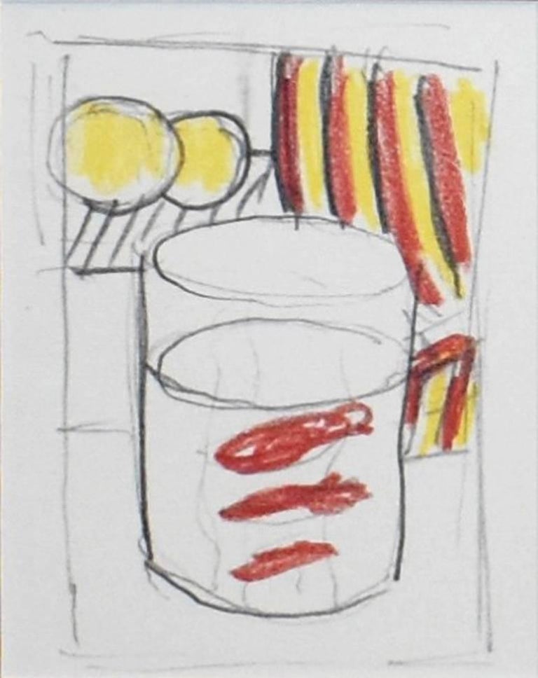 Roy Lichtenstein Chanterelle Menu Cover at 1stDibs