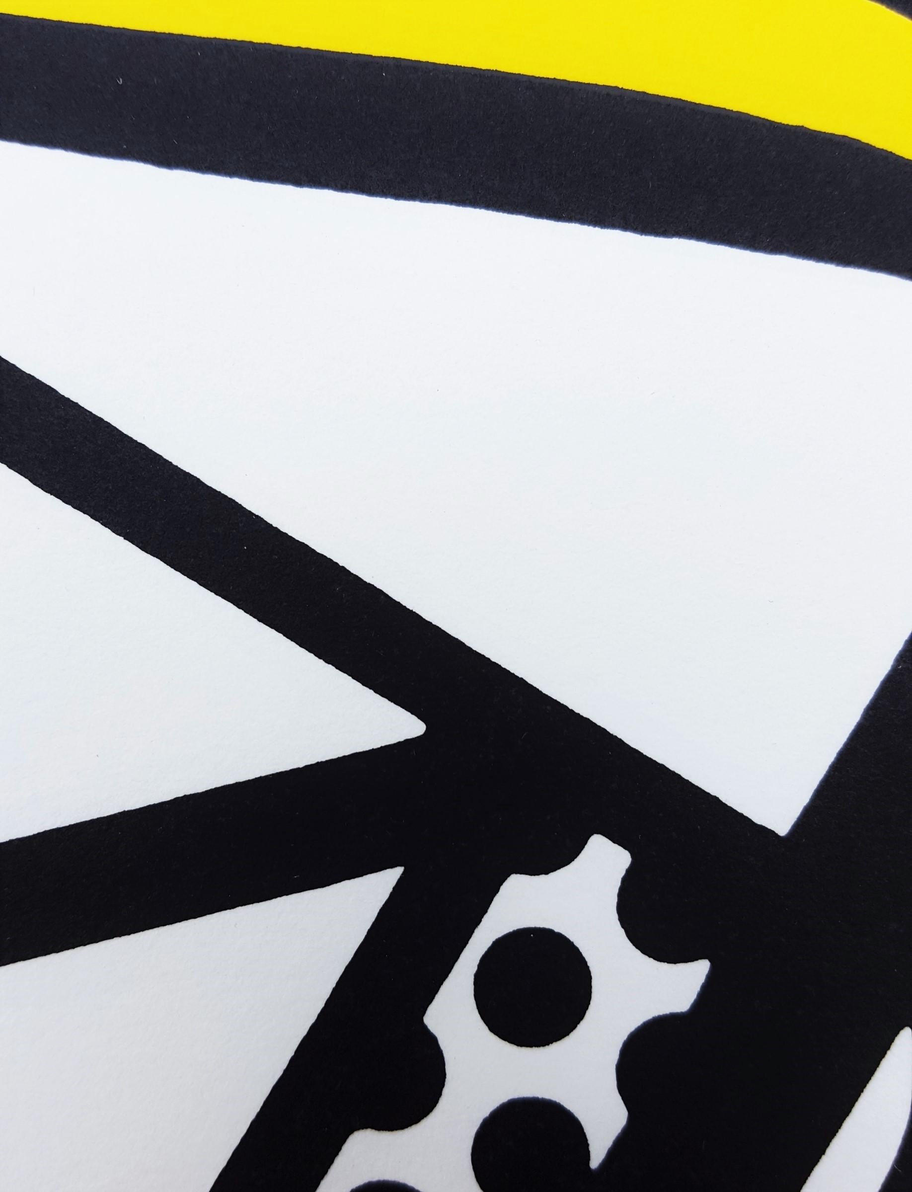 Chem 1A /// Pop Art Roy Lichtenstein Science Chemistry Screenprint Portrait Face For Sale 16