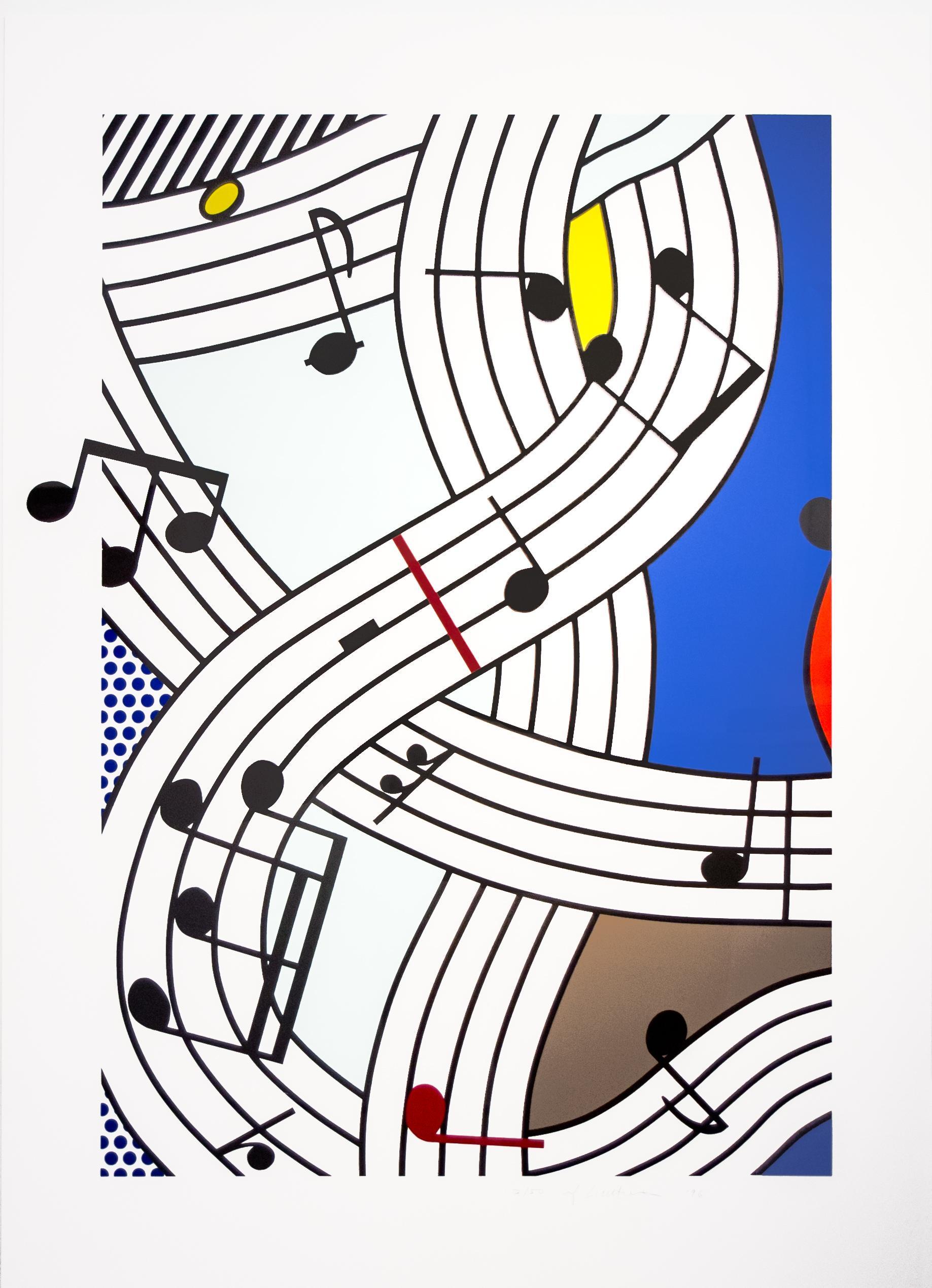 Composition 1 - Print by Roy Lichtenstein
