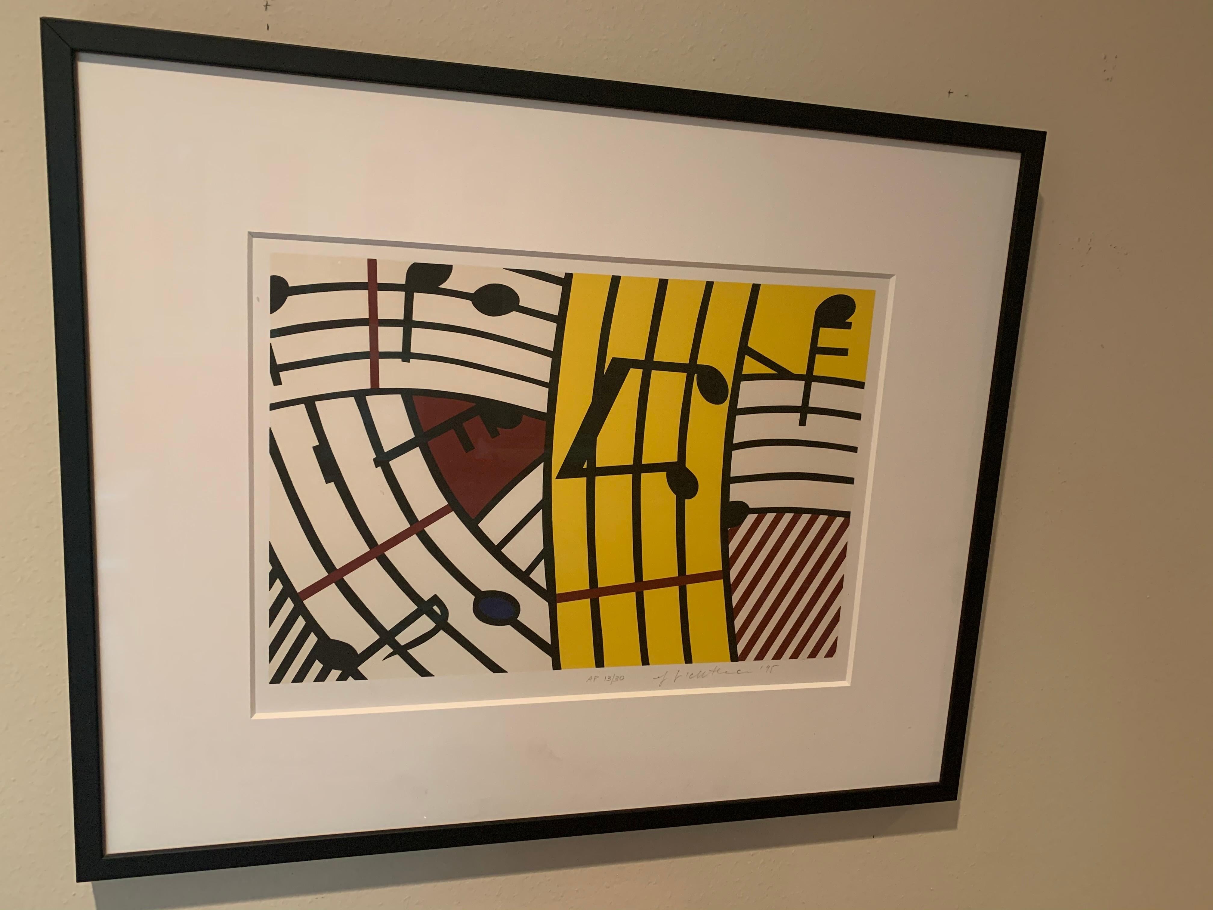 roy lichtenstein composition iv