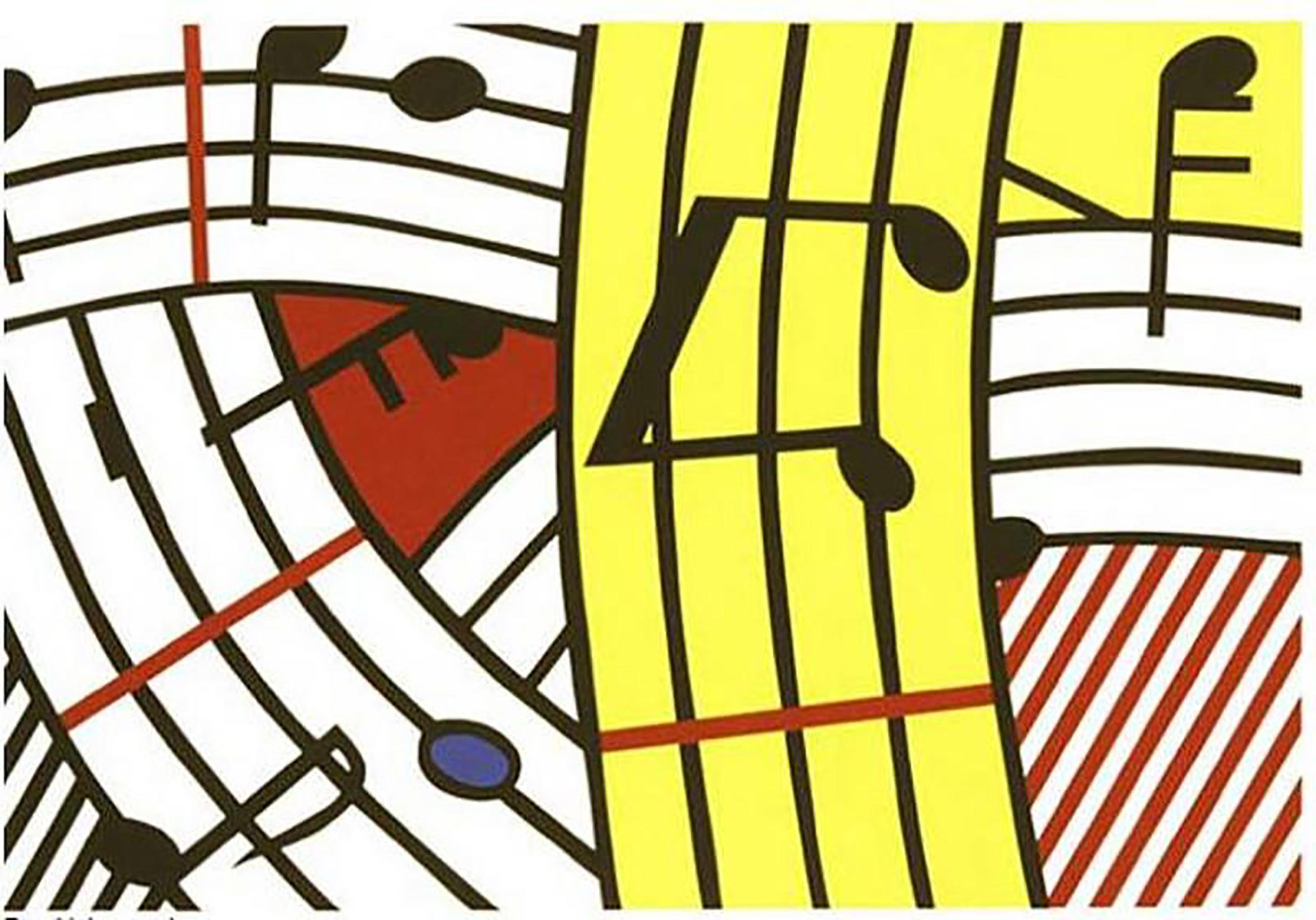 Composition IV - Print by Roy Lichtenstein