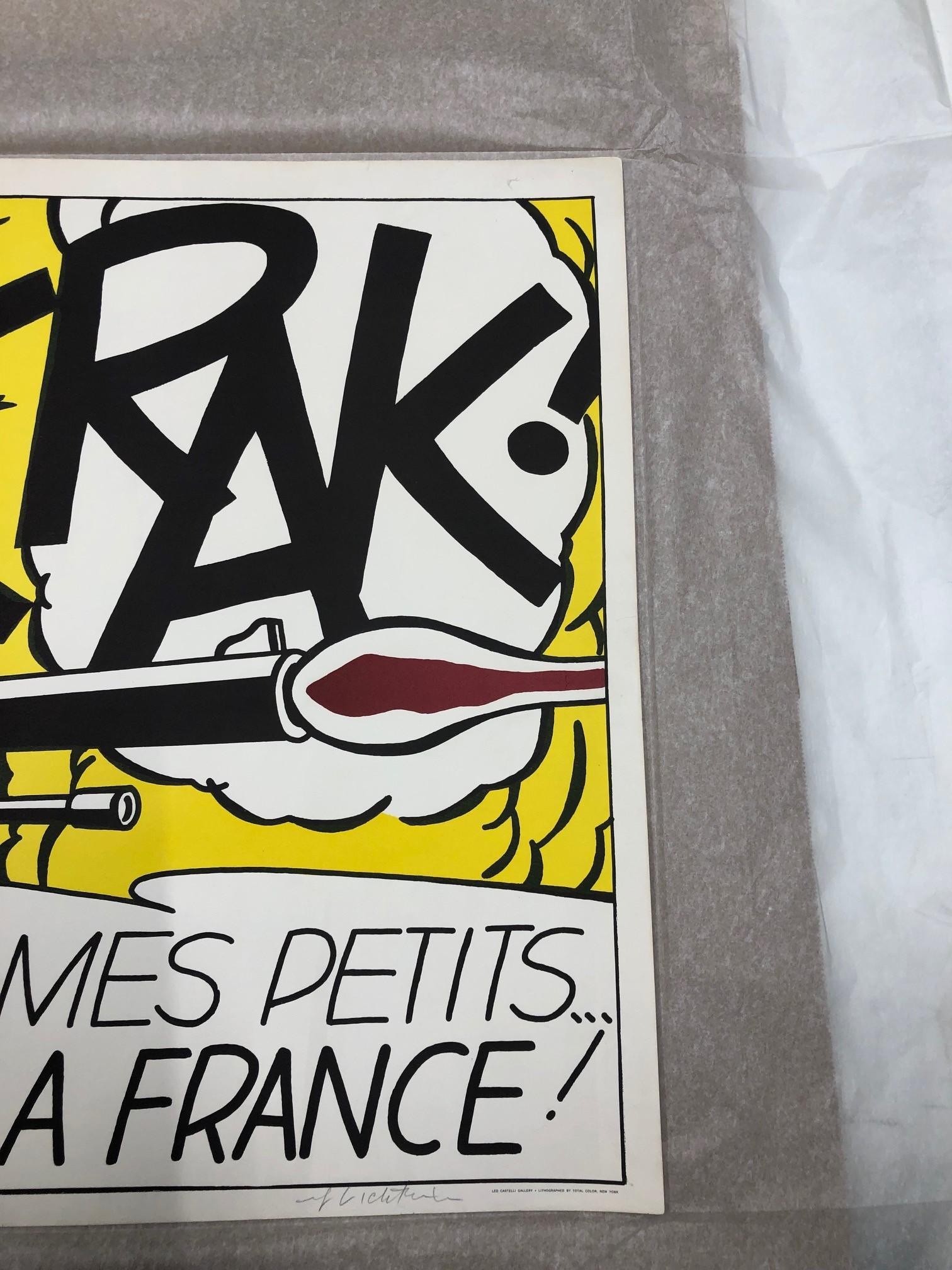 CRAK! 1963 - Pop Art Print by Roy Lichtenstein