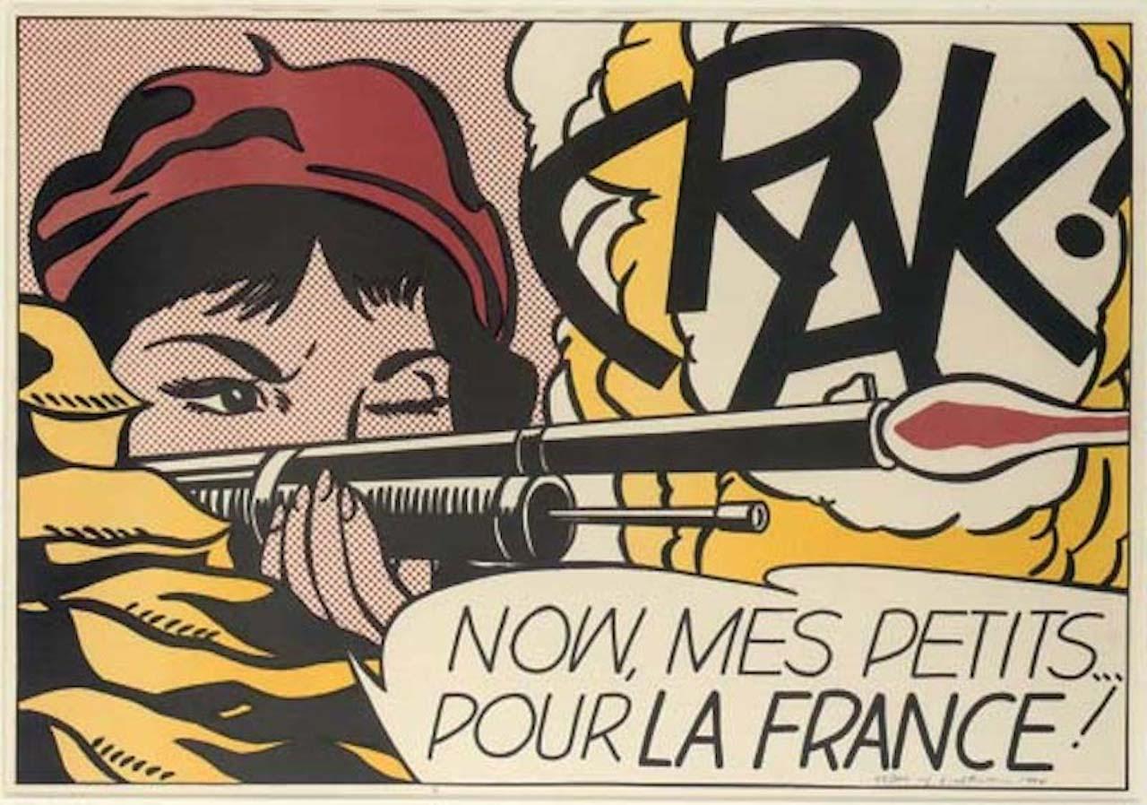 Roy Lichtenstein Print - Crak!
