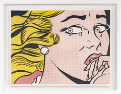 Crying Girl, Corlett II.1 (rare hand signed lithograph)